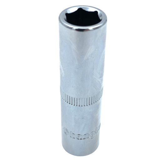 [CL201613] ⬡ 1/4" Dr. 6pt. Deep socket 13mm (CL201613, CHANGLU TOOLS)