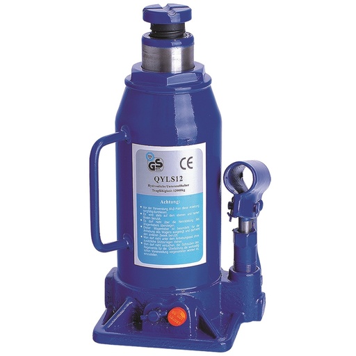 [T20412A] ⬡ Hydraulic bottle jack, 12t TUV (T20412A)