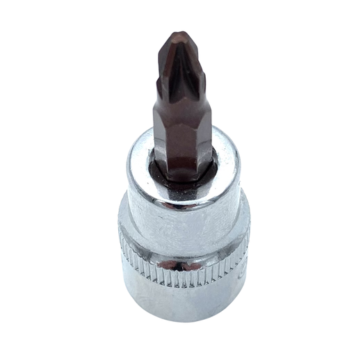 [CL503702] ⬡ 1/4" Dr. POZI-DRIVE bit socket 37L #2 (CL503702, CHANGLU TOOLS)