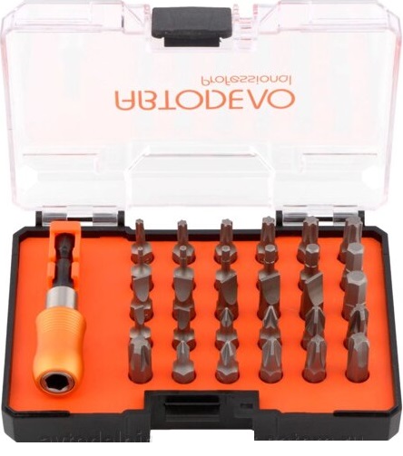 [40643] [40643] [40643] [40643] Antgalių rinkinys BIT 31vnt, "Professional"