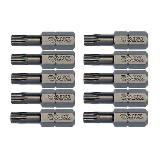 [YT78144] ⬡ TORX antgalis 1/4", 10 vnt. T25x25 mm L (YT78144, YATO)