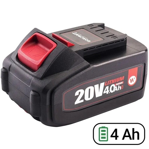 [CLB20V40T] ⬡ Battery for cordless tools WORCRAFT 20V 4.0Ah LI-ION (CLB20V40T, WORCRAFT)