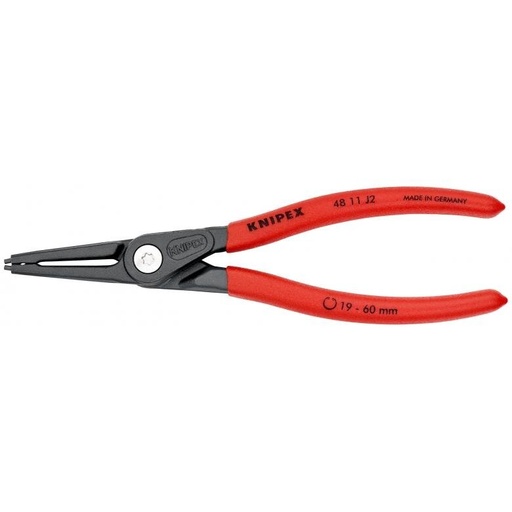 [4811J2] ⬡ Precision circlip pliers. Internal 180mm (Ø19-60mm) KNIPEX (4811J2, KNIPEX)