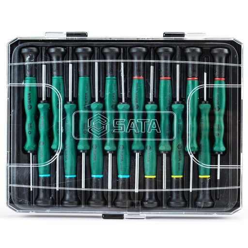 [S09317] ⬡ Screwdriver precision set (mini) 15pcs (S09317, SATA)