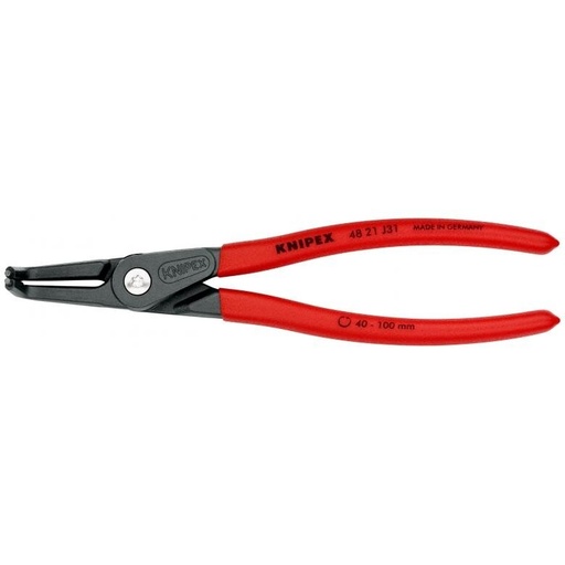 [4821J31] ⬡ Precision circlip pliers. Internal. Bent 210mm (Ø40-100mm) KNIPEX (4821J31, KNIPEX)