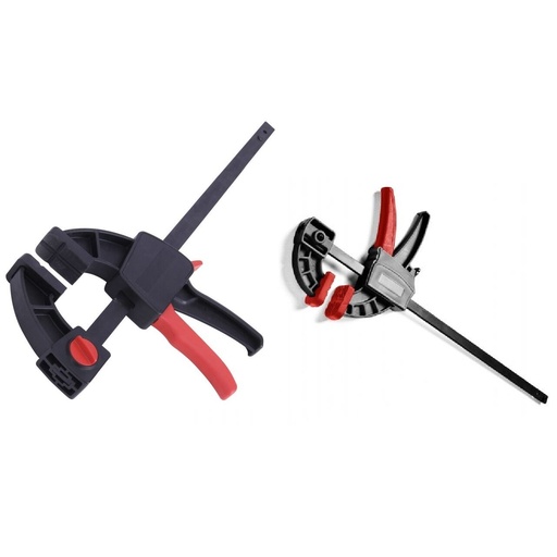 [KD10703] ⬡ Ātrās fiksācijas spīle 12 collas 300x60 mm - 90 kg (KD10703, KRAFT&DELE)