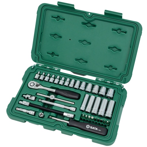 [ST09001SJ] ⬡ 1/4" Dr. Socket set 36pcs (ST09001SJ, SATA)