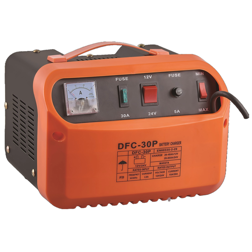 [DFC30P] ⬡ Battery charger 12/24V 27A 240Ah (DFC30P, YOULI)