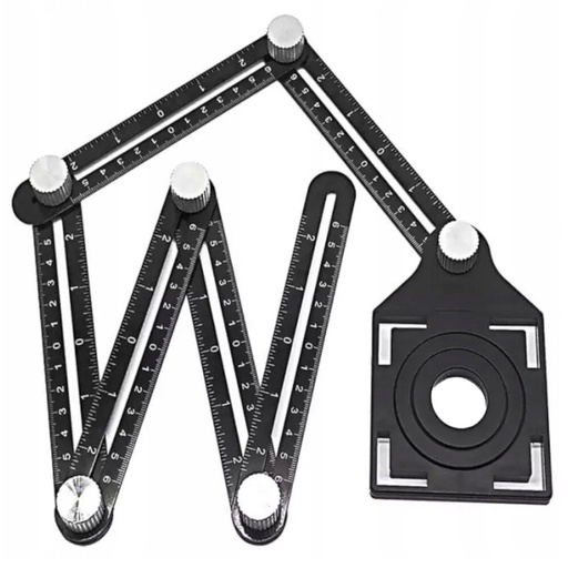 [KD10385] ⬡ Template ruler stencil marker for holes tiles (KD10385)