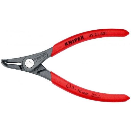[4921A01] ⬡ Precision circlip pliers. External. Bent 130mm (Ø3-10mm) KNIPEX (4921A01, KNIPEX)