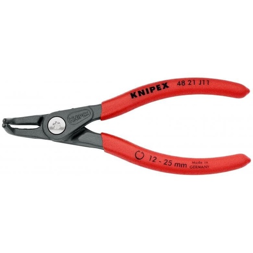 [4821J11] ⬡ Precision circlip pliers. Internal. Bent 130mm (Ø12-25mm) KNIPEX (4821J11, KNIPEX)