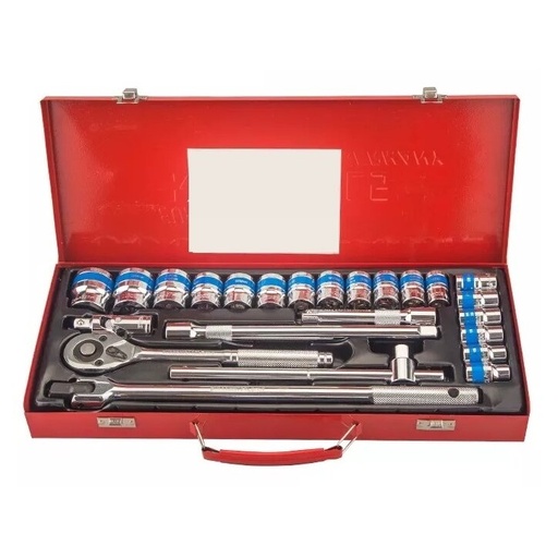 [KRKSD025] ⬡ 1/2" Dr. Socket set 24pcs (KRKSD025)