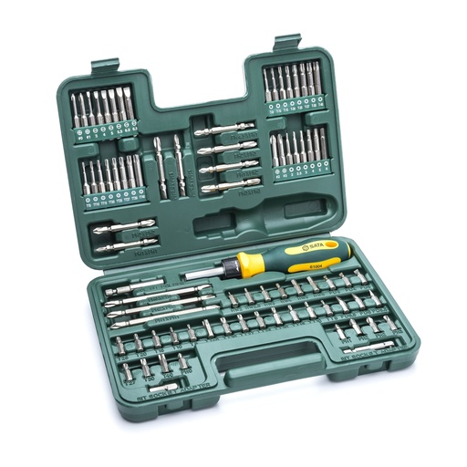 [S09326] ⬡ Screwdriver bit set 80pcs (IMBUS, TORX, SPLINE) (S09326, SATA)