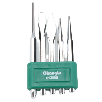 [CL613005] ⬡ Chisel and punch set 5pcs (CL613005, CHANGLU TOOLS)