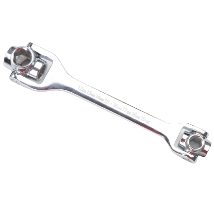 [CL305108] ⬡ Multifunctional wrench with rotating sockets 8 in 1 (12-19mm) (CL305108, CHANGLU TOOLS)