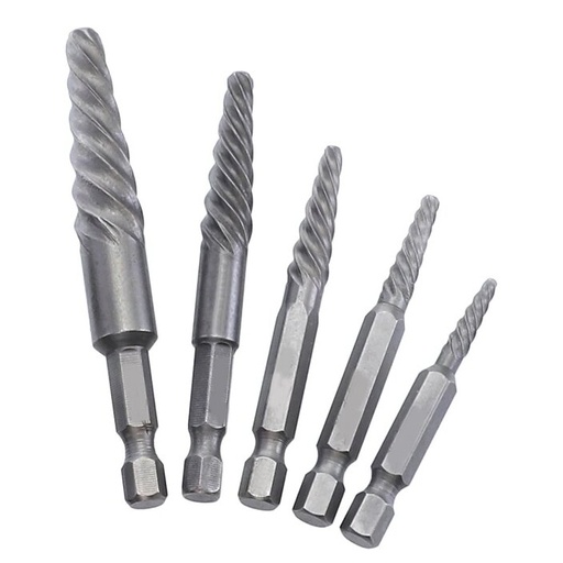[CL705953] ⬡ Extractor set 6pcs (thick) 1/4" HEX (CL705953, CHANGLU TOOLS)