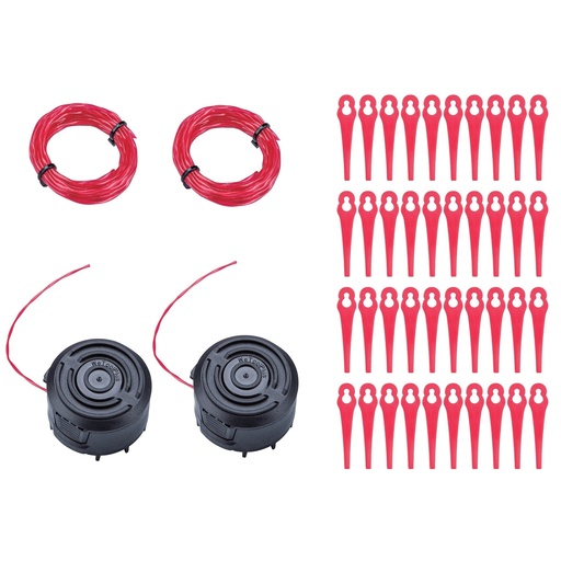 [CGTS20LIDA] ⬡ Nylon blade set 44pcs for grass trimmer WORCRAFT (CGTS20LIDA, WORCRAFT)