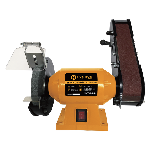 [MD15050200] ⬡ Stacionarus šlifuoklis 2-in-1 150 mm 200 W, 230 V (MD15050200, BOKY MACHINE)
