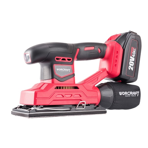 [CFSS20LI1B] ⬡ Li-ion Cordless Orbital Sander 94x185mm WORCRAFT 20V (CFSS20LI1B, WORCRAFT)