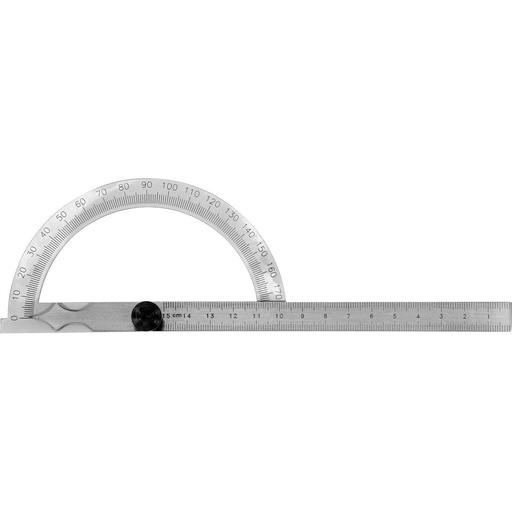 [YT72140] ⬡ Protractor with ruler 120x150mm (YT72140, YATO)