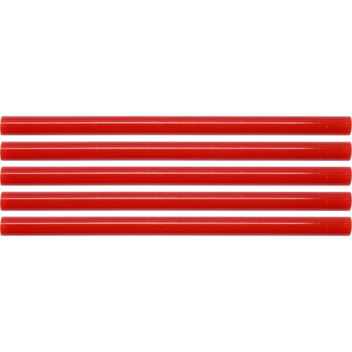 [YT82434] ⬡ Hot glue stick set (red) (5pcs) 11x200mm (YT82434, YATO)