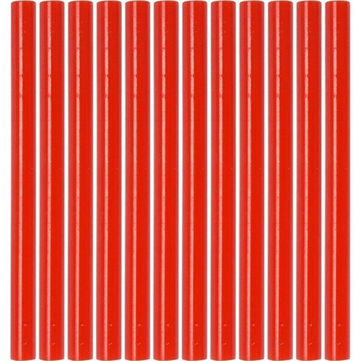 [YT82442] ⬡ Hot glue stick set (red) (12pcs) 7.2x100mm (YT82442, YATO)