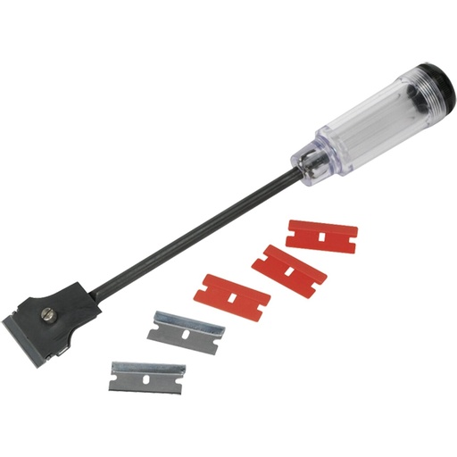 [AT5205] ⬡ Extended razor scraper with interchangeable blades (AT5205, ELLIENT TOOLS)