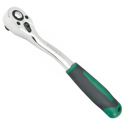 [CL305601] ⬡ 1/2" Dr. Quick-release ratchet curved, L=260mm 72 teeth (CL305601, CHANGLU TOOLS)