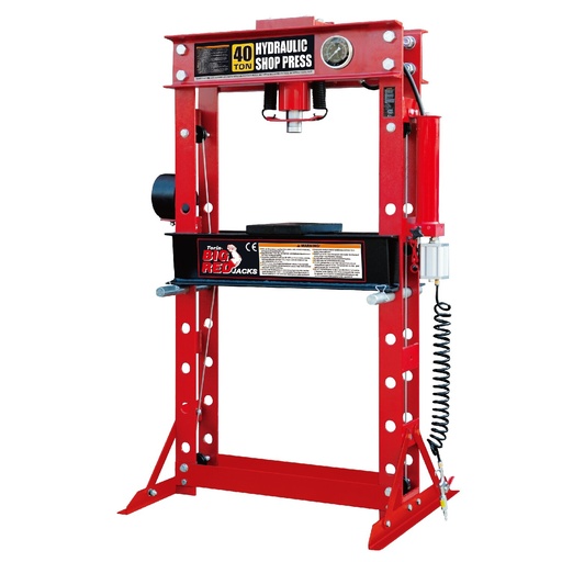 [TY40002] ⬡ Pneumatic / hydraulic shop press with gauge 40t (TY40002, TONGRUN)