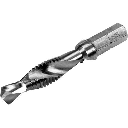 [3102002] ⬡ Combined drill tap HSS - 1/4" HEX M4x0.7 (L=39mm) (3102002)