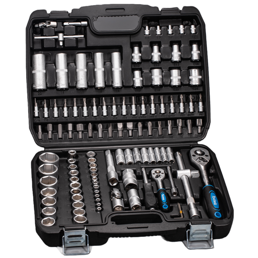 [KRTZ108] ⬡ 1/2" + 1/4" Dr. Socket set 108pcs 6pt (KRTZ108)