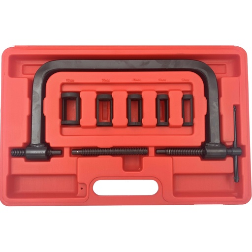 [CN5007] ⬡ Valve spring compressor kit for motorcycles 7pcs (CN5007, ELLIENT TOOLS)