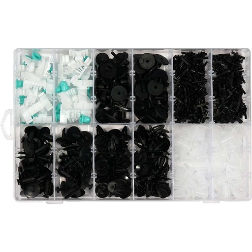 [YT06661] ⬡ Plastic Push-Type Clip Assortment (290pcs) BMW (YT06661, YATO)