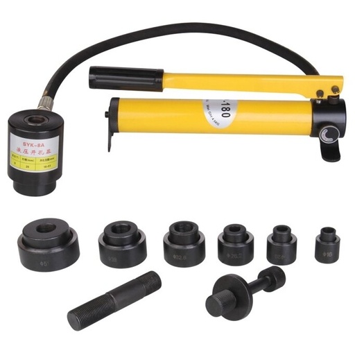 [SYK8A] ⬡ Hydraulic holepuncher 8t 16-51mm (SYK8A)