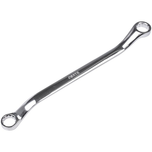 [S42206] ⬡ Gilus atlenktas dvipusis žiedinis raktas 17 x 19 mm (S42206, SATA)