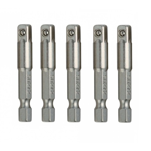 [ST59272ST] ⬡ 1/4" Dr. Drill socket adapter (5pcs) (ST59272ST, SATA)