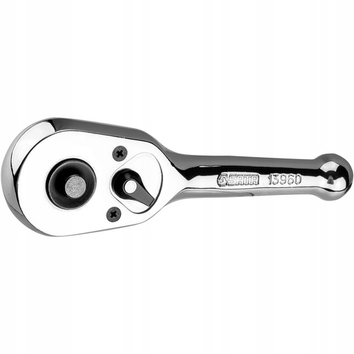 [S13960] ⬡ 1/2" Dr. Quick-release ratchet (tear drop), stubby ratchet (S13960, SATA)