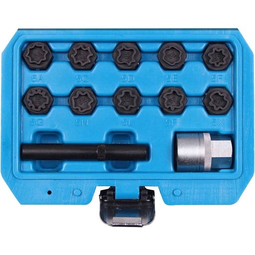 [MHR05571] ⬡ Mercedes-Benz wheel bolt lock socket set 12pcs (MHR05571)