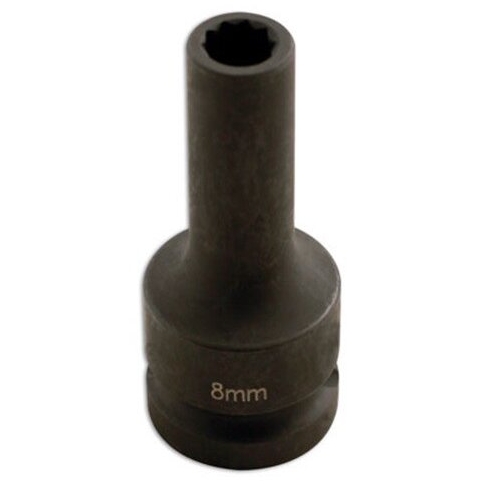 [CW0028] ⬡ 1/2" Dr. Deep impact 10pt Socket 8mm for split rims (CW0028, ELLIENT TOOLS)