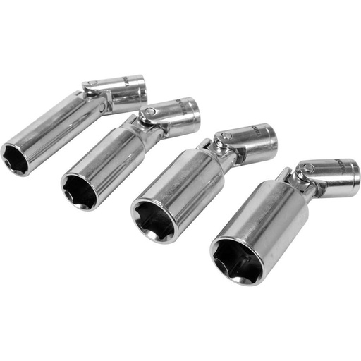 [YT38520] ⬡ 3/8" Dr. Spark plug socket with joint set 5pcs (YT38520, YATO)