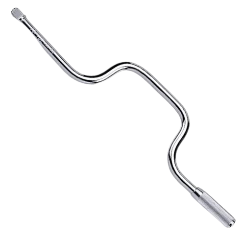 [CL302202] ⬡ 1/2" Dr. Full polished shaking handle, L=400mm (CL302202, CHANGLU TOOLS)