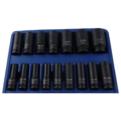 [CL105417] ⬡ Ilgų smūginių galvučių su antgaliais rinkinys 1/2" 17 vnt. (CL105417, CHANGLU TOOLS)