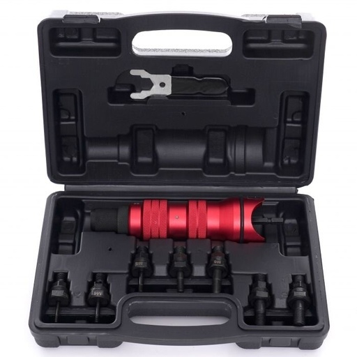 [KD10554] ⬡ Riveter drill adapter with heads M3-M10 9pcs set (KD10554)