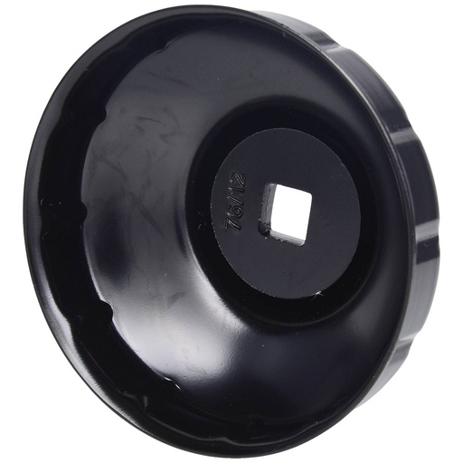 [CN0013P09] ⬡ Oil filter cap wrench 76mm/12F 3/8" (CN0013P09, ELLIENT TOOLS)