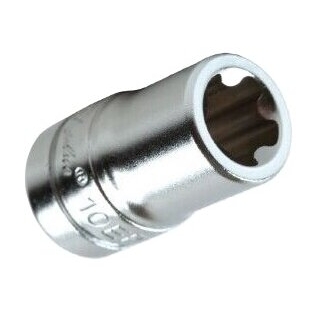 [GX2001] ⬡ 1/4" Dr. 10EPR Socket TORX PLUS socket for TESLA (GX2001, ELLIENT TOOLS)
