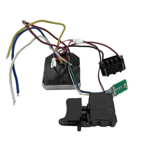 [CHSS20LiB353637] ⬡ Li-Ion akumuliatorinio rankinio pjūklo CHS-S20LiB jungiklis su valdymo bloku, atsarginė dalis WORCRAFT (CHSS20LiB353637, WORCRAFT)