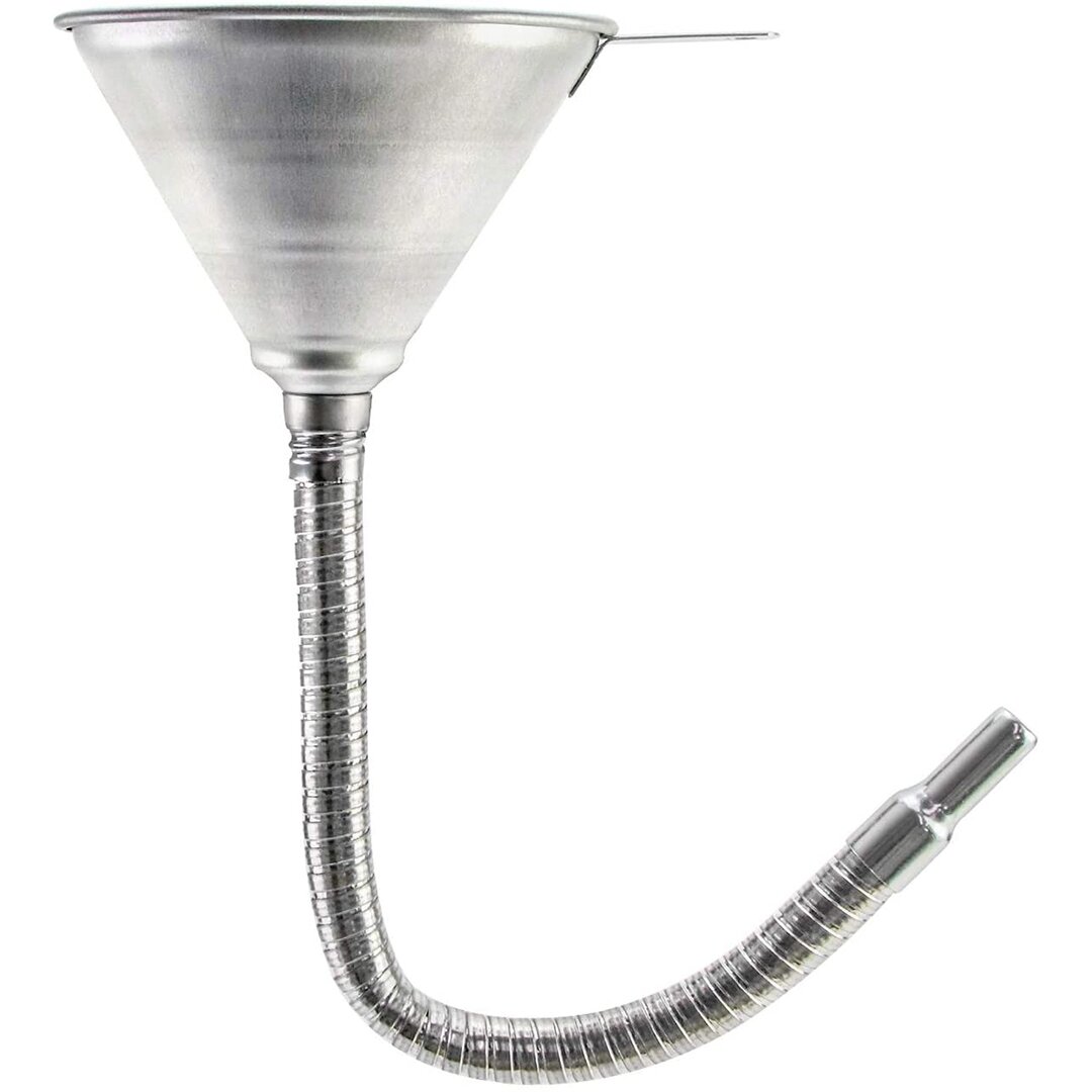 ⬡ Metalinis piltuvas su snapeliu, ilga žarna 370 mm (MHR10669)
