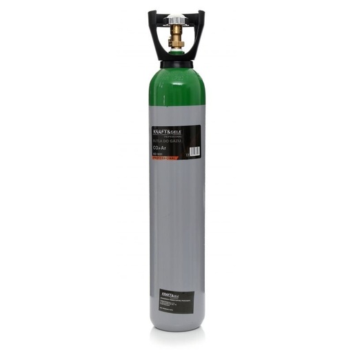 [KD1831] ⬡ Dujų balionas Ar/CO2 dujoms (tuščias) 8 l (KD1831, KRAFT&DELE)