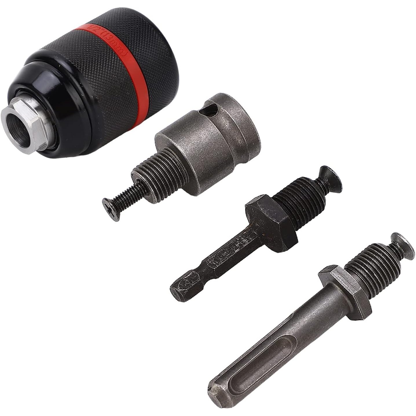 ⬡ Drill chuck 1/2'' Ø2-13mm with adapters 4pcs (MHRDGT01)