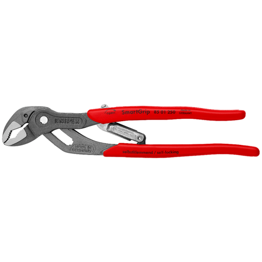 [8501250] ⬡ Vandens siurblio replės KNIPEX su SmartGrip fiksavimu 250 mm (8501250, KNIPEX)